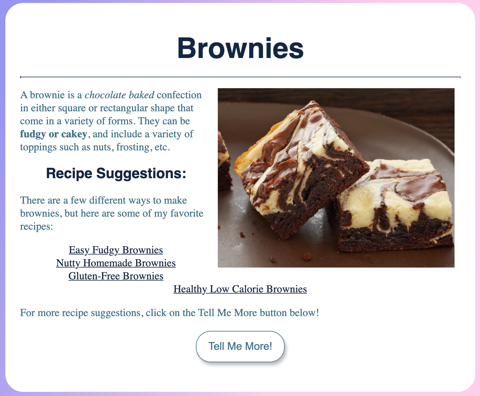 Brownie Image